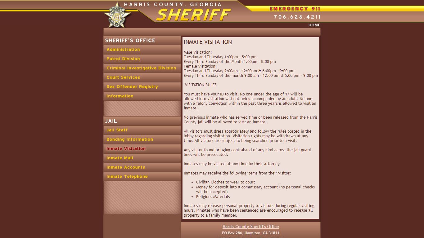 Harris County Georgia Sheriff's Office